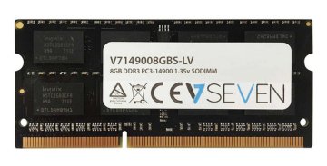 V7 8GB DDR3 PC3-14900 - 1866mhz SO DIMM Notebook Módulo de memoria - V7149008GBS-LV