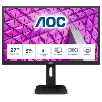 AOC P1 Q27P1 Monitor PC 68,6 cm (27") 2560 x 1440 Pixel Quad HD LED Nero