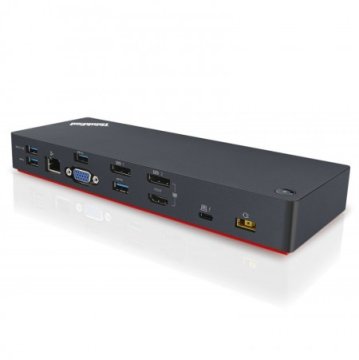 Lenovo 40AC0135EU replicatore di porte e docking station per laptop Cablato Thunderbolt 3 Nero