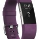 Fitbit Charge 2 OLED Braccialetto per rilevamento di attività Viola, Argento 2