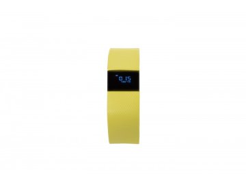 GOCLEVER Smart Band OLED Braccialetto per rilevamento di attività 1,24 cm (0.49") Giallo