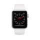 Apple Watch Series 3 GPS + Cellular, 42mm in alluminio argento con cinturino Sport Bianco 3