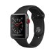 Apple Watch Series 3 GPS + Cellular, 42mm in alluminio grigio siderale con cinturino Sport Nero 2