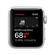 Apple Watch Series 3 GPS, 38mm in alluminio argento con cinturino Sport Bianco 6