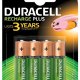 Duracell 4 LR06 1300mAh Batteria ricaricabile Nichel-Metallo Idruro (NiMH) 2