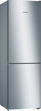 Bosch Serie 4 KGN36VL3A frigorifero con congelatore Libera installazione 324 L Acciaio inossidabile