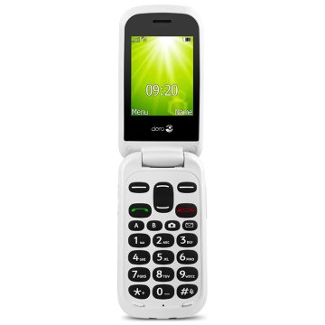 TIM Doro 2404 6,1 cm (2.4") 100 g Rosso, Bianco Telefono cellulare basico
