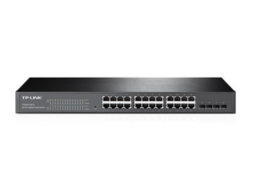 TP-Link T1600G-28TS Gestito L2/L2+ Gigabit Ethernet (10/100/1000) 1U Nero