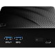 MSI Cubi N-068EU Intel® Pentium® N3710 4 GB DDR3L-SDRAM 128 GB SSD Windows 10 Home Mini PC Nero 9