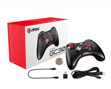 MSI Force GC30 Nero USB 2.0 Gamepad Analogico/Digitale Android, PC