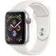 Apple Watch Series 4 OLED 44 mm Digitale 368 x 448 Pixel Touch screen 4G Argento Wi-Fi GPS (satellitare) 2