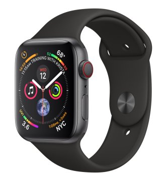 Apple Watch Series 4 smartwatch, 44 mm, Grigio OLED Cellulare GPS (satellitare)
