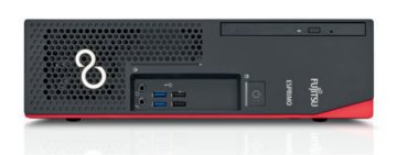 Fujitsu ESPRIMO D538 Intel® Core™ i5 i5-8400 8 GB DDR4-SDRAM 256 GB SSD Windows 10 Pro SFF PC Nero, Rosso