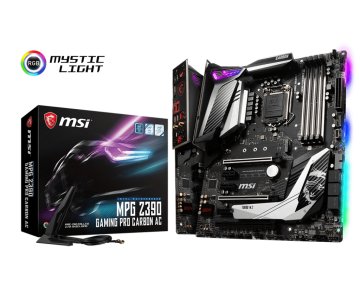 MSI MPG Z390 Gaming PRO Carbon AC Intel Z390 LGA 1151 (Socket H4) ATX