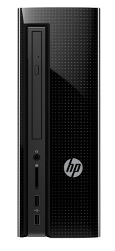 HP Slimline 260-a129nl AMD A8 A8-7410 8 GB DDR3L-SDRAM 1 TB HDD Windows 10 Home Mini Tower PC Nero