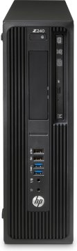 HP Workstation Small Form Factor Z240 Intel® Core™ i7 i7-6700 8 GB DDR4-SDRAM 1 TB HDD Windows 10 Pro SFF Stazione di lavoro Nero