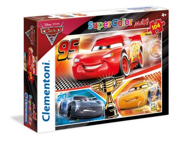 Clementoni 23706 Puzzle 104 maxi Cars: Spending into Action
