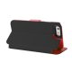 PURO IPC647WALLETBLK1 custodia per cellulare Custodia a libro Nero, Rosso 6