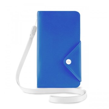PURO Water Wallet Booklet custodia per cellulare 14,5 cm (5.7") Custodia a sacchetto Blu