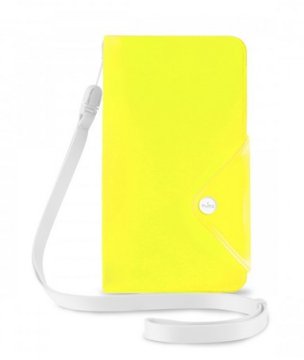 PURO Water Wallet Booklet custodia per cellulare 14,5 cm (5.7") Custodia a sacchetto Giallo