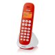 Brondi Adara Telefono DECT Identificatore di chiamata Rosso, Bianco 3