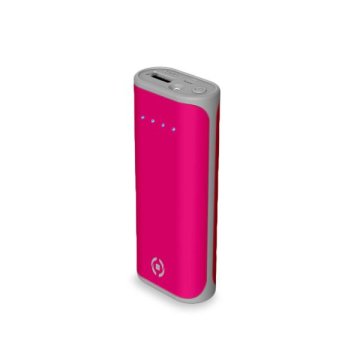 Celly PBD5000PK batteria portatile Ioni di Litio 5000 mAh Rosa