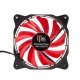 itek Cosmo Flow Case per computer Ventilatore 12 cm Nero, Rosso 3