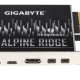 Gigabyte GC-ALPINE RIDGE (rev. 2.0) scheda di interfaccia e adattatore Interno Thunderbolt 3 2