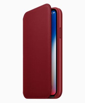 Apple MRQD2ZM/A custodia per cellulare 14,7 cm (5.8") Custodia a libro Rosso