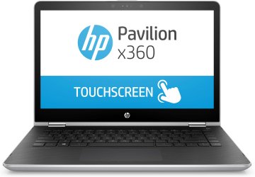 HP Pavilion x360 14-ba033nl Intel® Pentium® 4415U Ibrido (2 in 1) 35,6 cm (14") Touch screen HD 8 GB DDR4-SDRAM 128 GB SSD Windows 10 Home Argento