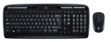 Logitech Wireless Combo MK330 tastiera Mouse incluso Ufficio USB QWERTY US International Nero