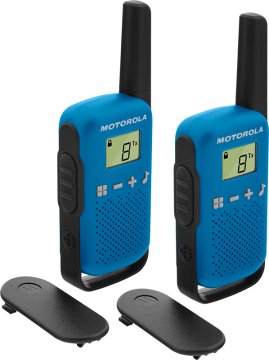 Motorola TALKABOUT T42 ricetrasmittente 16 canali Nero, Blu