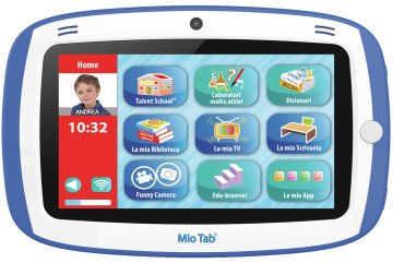 Lisciani Mio Tab 7" Junior 8 GB Blu, Bianco