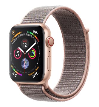 Apple Watch Series 4 smartwatch, 44 mm, Oro OLED Cellulare GPS (satellitare)