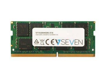 V7 4GB DDR4 PC4-19200 - 2400MHZ 1.2V SO DIMM X16 Modulo di Memoria per Laptop - V7192004GBS-X16