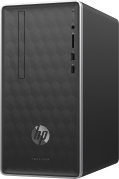 HP Pavilion 590-a0001nl Intel® Pentium® J J5005 8 GB DDR4-SDRAM 1 TB HDD Windows 10 Home Mini Tower PC Argento