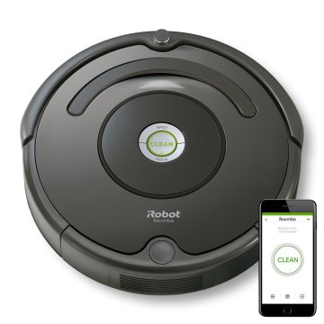 iRobot Roomba 676 aspirapolvere robot 0,6 L Senza sacchetto Nero