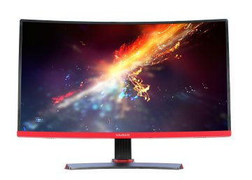 YASHI YZ2707 Monitor PC 68,6 cm (27") 1920 x 1080 Pixel Full HD LED Nero, Rosso