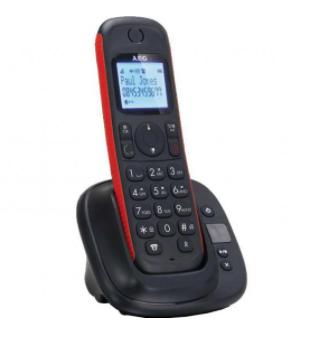 AEG THOR 15 Telefono analogico/DECT Identificatore di chiamata Nero