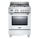 De’Longhi PRO 66 MW cucina Elettrico Gas Stainless steel, Bianco A 2