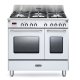 De’Longhi MEM 965T WX cucina Cucina freestanding Elettrico Gas Acciaio inossidabile, Bianco A 2