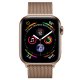 Apple Watch Series 4 OLED 40 mm Digitale 324 x 394 Pixel Touch screen 4G Oro Wi-Fi GPS (satellitare) 3