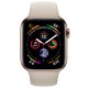 Apple Watch Series 4 OLED 40 mm Digitale 324 x 394 Pixel Touch screen 4G Oro Wi-Fi GPS (satellitare) 3
