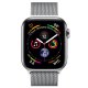 Apple Watch Series 4 OLED 44 mm Digitale 368 x 448 Pixel Touch screen 4G Stainless steel Wi-Fi GPS (satellitare) 3