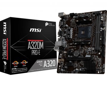 MSI A320M PRO-E AMD A320 Socket AM4 micro ATX
