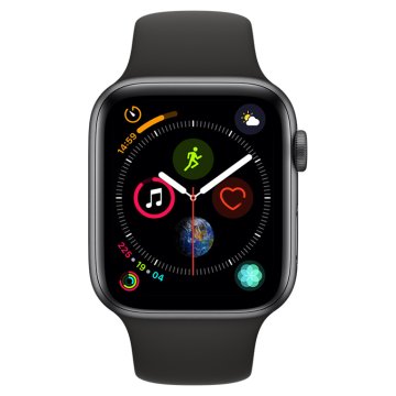 TIM Apple Watch Serie 4 OLED 44 mm Digitale 368 x 448 Pixel Touch screen Nero Wi-Fi GPS (satellitare)
