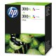 HP 300XL cartuccia d'inchiostro 2 pz Originale Resa elevata (XL) Ciano, Magenta, Giallo 2