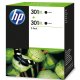 HP Confezione da 2 cartucce di inchiostro nero originali ad alta capacità 301XL 2
