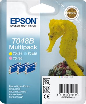Epson Seahorse Multipack 3 colori Giallo, Ciano-chiaro, Magenta-chiaro