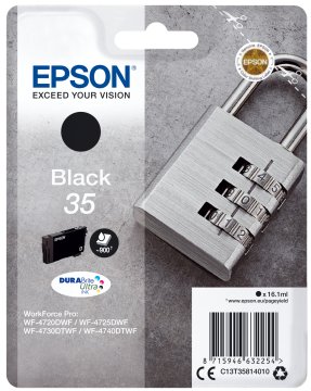 Epson Padlock Singlepack Nero 35 DURABrite Ultra Ink